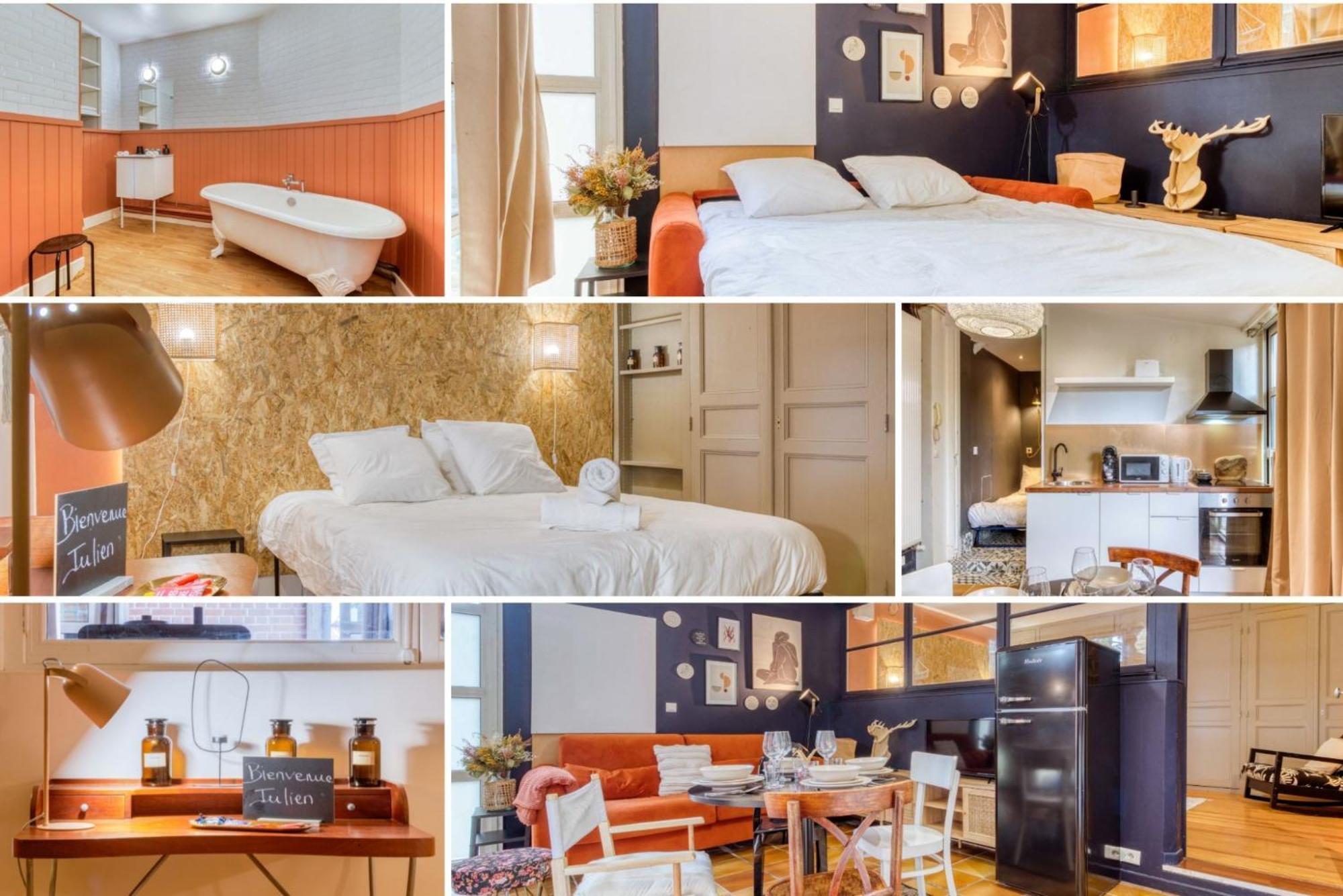 L'Atelier De L'Artiste - Lumineux - Calme - Wifi Apartment ดูเอ ภายนอก รูปภาพ